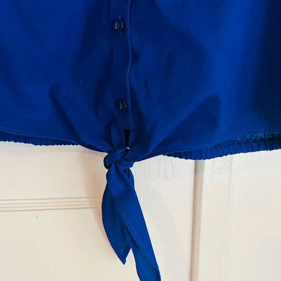 Chico’s royal blue blouse - Picture 4 of 8
